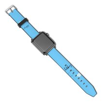 yanfind Watch Strap for Apple Watch Minimal Bee Happy Clear Sky Sky Clouds Bee Compatible with iWatch Series 5 4 3 2 1