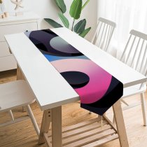 Yanfind Table Runner Abstract Air Space Light Everyday Dining Wedding Party Holiday Home Decor