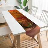 Yanfind Table Runner Walkway Plant Automne Pavement Pictures Outdoors Stock Tree Free Sidewalk Street Everyday Dining Wedding Party Holiday Home Decor
