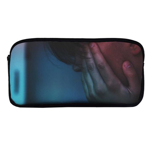 yanfind Pencil Case YHO Rubbing Sad Images Depressed  Phone Mood  Wallpapers Lonely Feelings Vienna Zipper Pens Pouch Bag for Student Office School