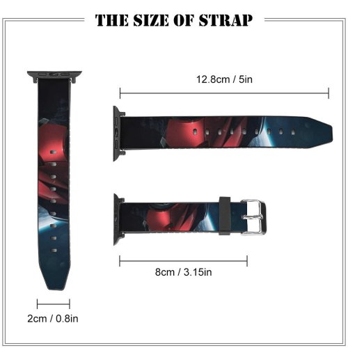 yanfind Watch Strap for Apple Watch Vadim Sadovski Space Elon Musk's Tesla Roadster Tesla Space Car  Horizon Compatible with iWatch Series 5 4 3 2 1