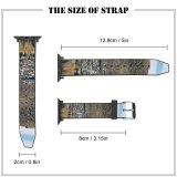 yanfind Watch Strap for Apple Watch Abies 中国新疆维吾尔自治区阿勒泰地区布尔津县禾木哈纳斯蒙古族乡 Scenery Range Tree  Domain Wilderness Plant Fir Public Compatible with iWatch Series 5 4 3 2 1
