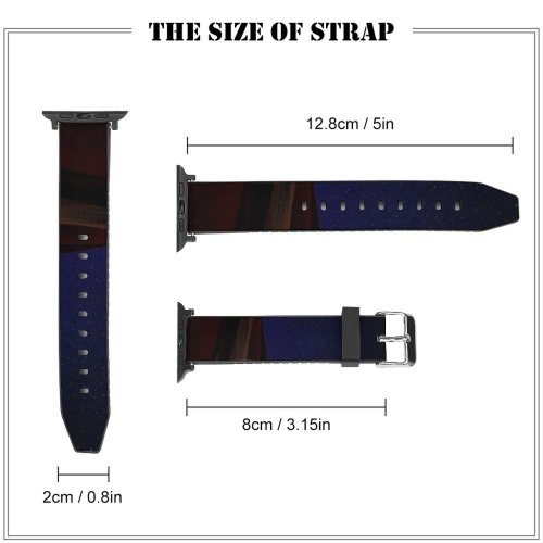 yanfind Watch Strap for Apple Watch Michael Gillett Desert Starry Sky Dark Sky Night Microsoft Pro X Dark Compatible with iWatch Series 5 4 3 2 1
