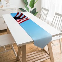 Yanfind Table Runner Blur Honor Freedom Liberty Spangled Independence Usa Administration Hanging Memorial States Flag Everyday Dining Wedding Party Holiday Home Decor