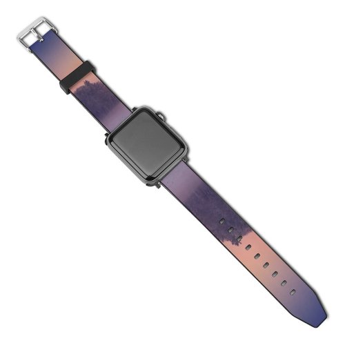 yanfind Watch Strap for Apple Watch Johannes Plenio Winter Morning Foggy  Landscape Compatible with iWatch Series 5 4 3 2 1