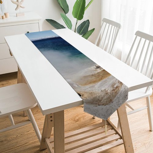 Yanfind Table Runner Eruption National Domain Pictures Outdoors Wy Grey Wyoming Volcano Park Public Everyday Dining Wedding Party Holiday Home Decor