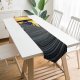 Yanfind Table Runner Beautiful Sunset Landscape Daylight Transport Pier Travel Light Moment Sunrise Boat Transportation Everyday Dining Wedding Party Holiday Home Decor