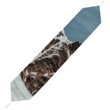 Yanfind Table Runner Landscape Peak Slope Pictures Outdoors Grey Snow Glacier Free Range Ice Everyday Dining Wedding Party Holiday Home Decor