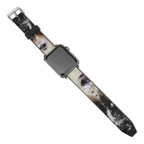 yanfind Watch Strap for Apple Watch Dog Pet Wallpapers Pictures PNG Images Puppies Compatible with iWatch Series 5 4 3 2 1