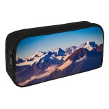 yanfind Pencil Case YHO Olivier Miche Swiss Alps Mountains  Peaks Switzerland Zipper Pens Pouch Bag for Student Office School
