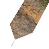 Yanfind Table Runner Boats Coniferous Picturesque Serene Fog Rural Scenery Placid Hazy Mountains Daytime Mm Everyday Dining Wedding Party Holiday Home Decor