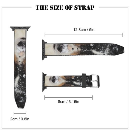 yanfind Watch Strap for Apple Watch Dog Pet Wallpapers Pictures PNG Images Puppies Compatible with iWatch Series 5 4 3 2 1