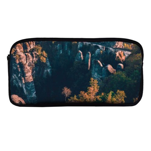 yanfind Pencil Case YHO Images Canyon Rathen Landscape Aerial Wallpapers  Fish Outdoors Scenery Free Art Zipper Pens Pouch Bag for Student Office School