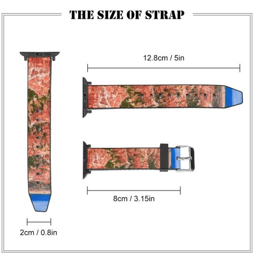 yanfind Watch Strap for Apple Watch Creative Images Canyon Wilderness Rock Pictures Outdoors Valley  Commons Compatible with iWatch Series 5 4 3 2 1
