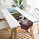 Yanfind Table Runner Scenery Tundra Loch Colour Hills Landscpae Violet Domain Plant Public River Everyday Dining Wedding Party Holiday Home Decor