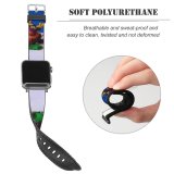 yanfind Watch Strap for Apple Watch Winter Christmas Figurine Winter  Snowman Giftbag Xmas Bag Deer Comp Santa Compatible with iWatch Series 5 4 3 2 1