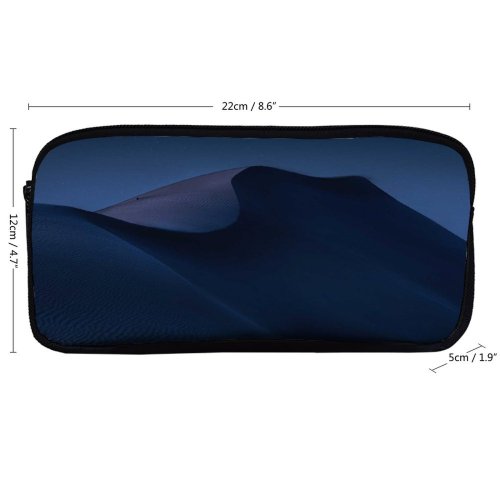 yanfind Pencil Case YHO Daniel Olah Desert Sand Dunes Night  Light Abu Dhabi Zipper Pens Pouch Bag for Student Office School