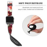 yanfind Watch Strap for Apple Watch Dance Yokoo Flowers Rose Colorful Floral  Beautiful Compatible with iWatch Series 5 4 3 2 1