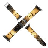 yanfind Watch Strap for Apple Watch Tree Sky Branch Cloud Morning Atmospheric Natural Landscape Afterglow Leaf Sunset Compatible with iWatch Series 5 4 3 2 1