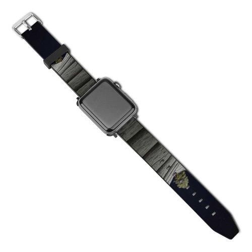 yanfind Watch Strap for Apple Watch MacOS Big Sur Night Lone Tree Sedimentary Rocks Starry Sky Dark IOS Compatible with iWatch Series 5 4 3 2 1