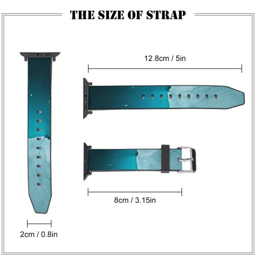yanfind Watch Strap for Apple Watch Ben Simon Rehn Iceland  Aerial Cliff Compatible with iWatch Series 5 4 3 2 1