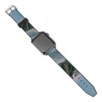 yanfind Watch Strap for Apple Watch Drone  Range Lake  Snow Baikal Irkutsk Winter  PNG Compatible with iWatch Series 5 4 3 2 1