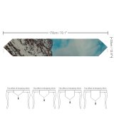 Yanfind Table Runner Wallpapers Peak Pictures Range Outdoors Ice Grey Snow Domain Mountain Images Public Everyday Dining Wedding Party Holiday Home Decor