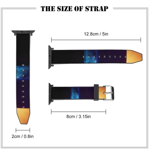 yanfind Watch Strap for Apple Watch Dark Architecture Steve Jobs Theater Park  Colorful Compatible with iWatch Series 5 4 3 2 1