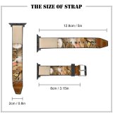 yanfind Watch Strap for Apple Watch Funny Curiosity Sit Cute Little Young Pretty  Staring Kitten Whisker Fur Compatible with iWatch Series 5 4 3 2 1