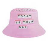 yanfind Adult Fisherman's Hat Sincerely Media Quotes Today Is Your Letters Girly Motivational Popular Quotes Fishing Fisherman Cap Travel Beach Sun protection
