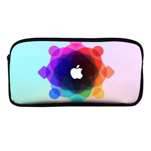 yanfind Pencil Case YHO Technology WWDC Colorful Gradient Zipper Pens Pouch Bag for Student Office School