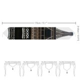 Yanfind Table Runner Paris Building City Spire Iron France Eiffel Famous Symmetry Tower International Metal Everyday Dining Wedding Party Holiday Home Decor