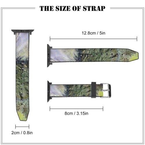 yanfind Watch Strap for Apple Watch Turtle Geographical Abstract From Free Geography Imagery Crisis + Compatible with iWatch Series 5 4 3 2 1