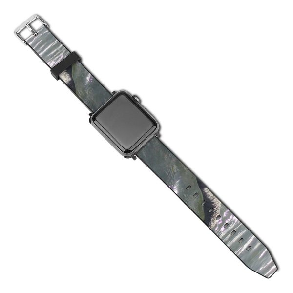 yanfind Watch Strap for Apple Watch  Swans Zealand Vertebrate Beak Bird Duck Organism Ducks Geese Waterfowl Wildlife Compatible with iWatch Series 5 4 3 2 1