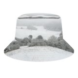 yanfind Adult Fisherman's Hat Winter Freeze Snowy Icey Christmas Field Winter Natural Atmospheric Landscape Sky Ice_004 Fishing Fisherman Cap Travel Beach Sun protection