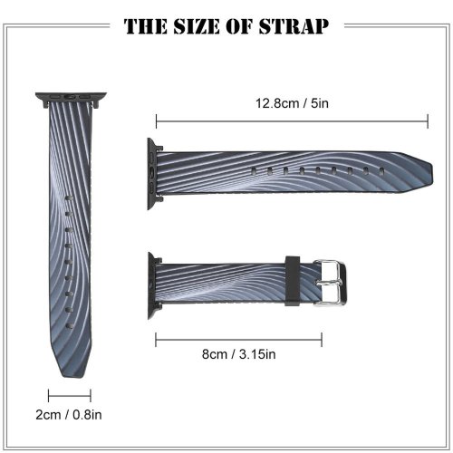 yanfind Watch Strap for Apple Watch United Pictures Design Stock Grey Abstract Free York HQ Texture IPhone Compatible with iWatch Series 5 4 3 2 1