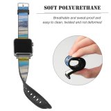 yanfind Watch Strap for Apple Watch Scenery Sand Ground Travel Outdoors Wallpapers Land Tajikistan Creative Images Countryside Compatible with iWatch Series 5 4 3 2 1