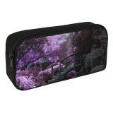 yanfind Pencil Case YHO Images Colorful Flora HQ Pond Landscape Fantasy Wallpapers Plant Garden Tree Botanical Zipper Pens Pouch Bag for Student Office School