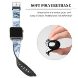 yanfind Watch Strap for Apple Watch Island Gullfoss Pictures Outdoors Stock Grey Snow  Free Compatible with iWatch Series 5 4 3 2 1