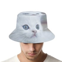 yanfind Adult Fisherman's Hat Lovely Images Wallpapers Pictures Pet Kitten Angora Stock Free Cute Cat Fishing Fisherman Cap Travel Beach Sun protection
