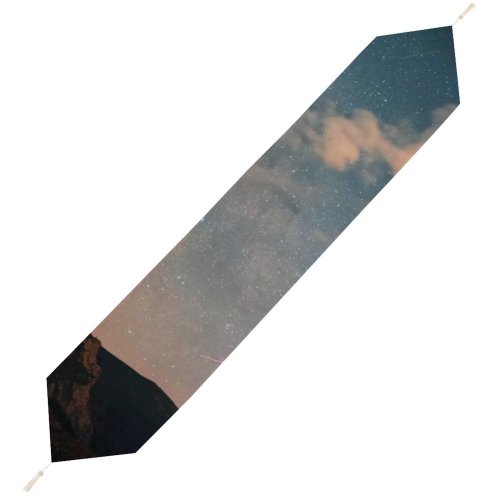 Yanfind Table Runner Eruption Galaxy Milky Delphi Starry Night Nightphotography Milkyway Space Exposure Nightsky Everyday Dining Wedding Party Holiday Home Decor