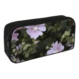 yanfind Pencil Case YHO Rainy Geranium Images Botanical  Plant Garden  Flower Floral Petal Free Zipper Pens Pouch Bag for Student Office School