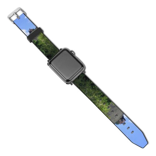 yanfind Watch Strap for Apple Watch Okanagon Vegetation Sky Mountainous Landforms Hill Wilderness Biome  Tree Cloud Rock Compatible with iWatch Series 5 4 3 2 1