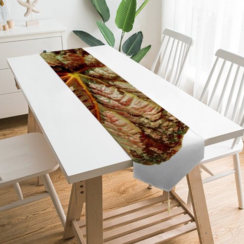 Yanfind Table Runner Pathology Family Leaves Leaf Begonia Leaf Plant Tree Grape Plane Vitis Flower Everyday Dining Wedding Party Holiday Home Decor