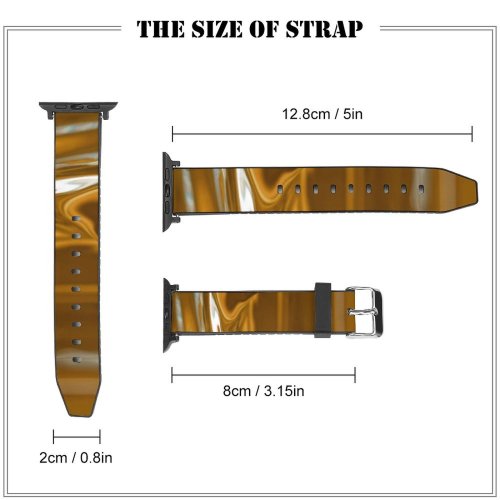 yanfind Watch Strap for Apple Watch Waterdrops Macro Droplets Colour Drop Liquid Fluid Still Compatible with iWatch Series 5 4 3 2 1