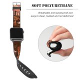 yanfind Watch Strap for Apple Watch Lighthouse Sunset Seascape  Dusk Compatible with iWatch Series 5 4 3 2 1