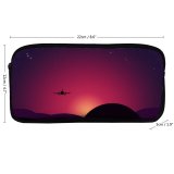 yanfind Pencil Case YHO Chiara Lily Plane Sunset Starry Sky Sky Zipper Pens Pouch Bag for Student Office School