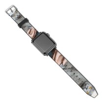 yanfind Watch Strap for Apple Watch Kiten Catty Bob Kitty Scare Abyssinian Free Pet Fur Cat Wonder Compatible with iWatch Series 5 4 3 2 1