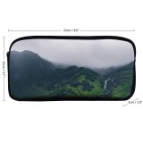 yanfind Pencil Case YHO Images Fog Mist River Alps Grass Wallpapers  Outdoors Crest Snowdon Cloudy Zipper Pens Pouch Bag for Student Office School