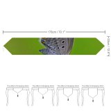 Yanfind Table Runner Blur Focus Butterfly Delicate Insect Wings Depth Field Lepidoptera Macro Wildlife Pollen Everyday Dining Wedding Party Holiday Home Decor